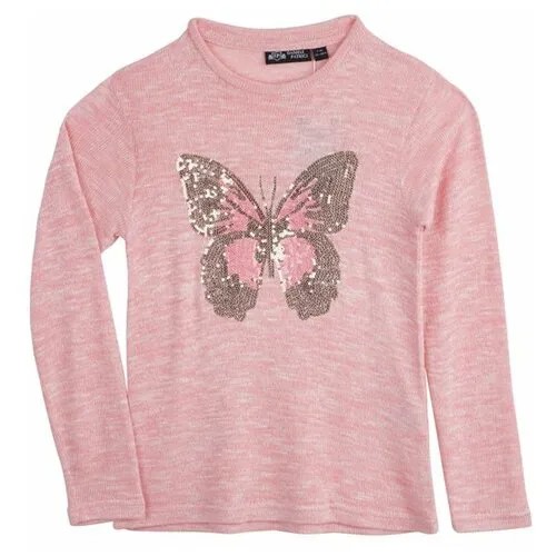 Пуловер детский для девочек, с пайетками SS19182-0010199; Daniele Patrici; размер: 8-9; цвет: розовый