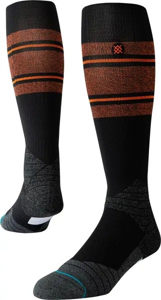 Бейсбольные носки Stance для взрослых MLB Diamond Pro Stripe, оранжевый/черный