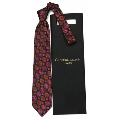 Галстук с ярким орнаментом Christian Lacroix 837469