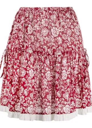 See by Chloé юбка с цветочным принтом