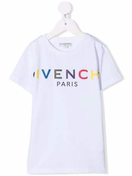 Givenchy Kids футболка с логотипом