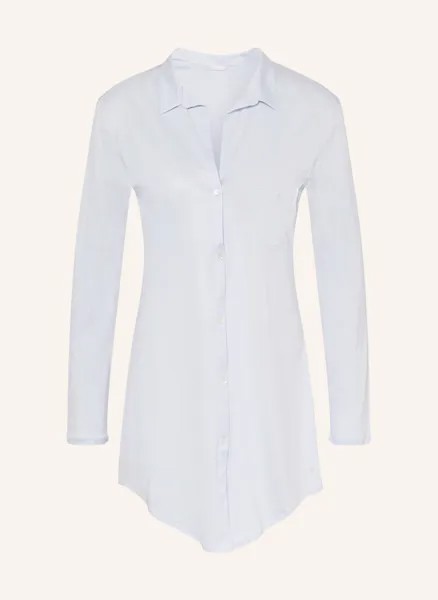Ночная рубашка HANRO COTTON DELUXE, светло-синий
