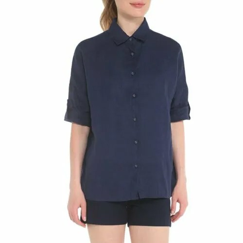 Рубашка Maison David, размер S, темно-синий
