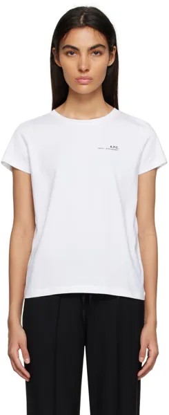 Белая футболка Item A.P.C.
