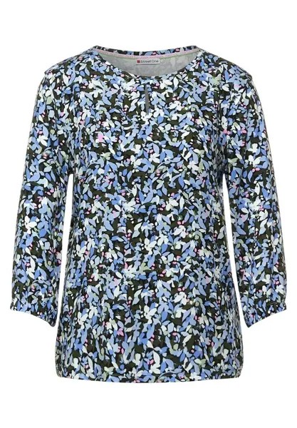 Рубашка Street One, цвет dark vintage blue