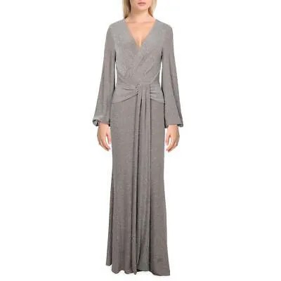 Женское вечернее платье цвета темно-серого металлика Betsy - Adam 6 BHFO 6930