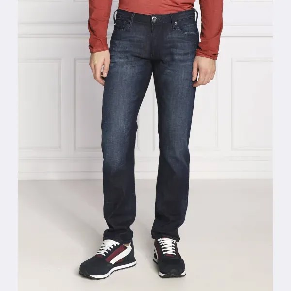Джинсы узкого кроя j06 Emporio Armani, синий