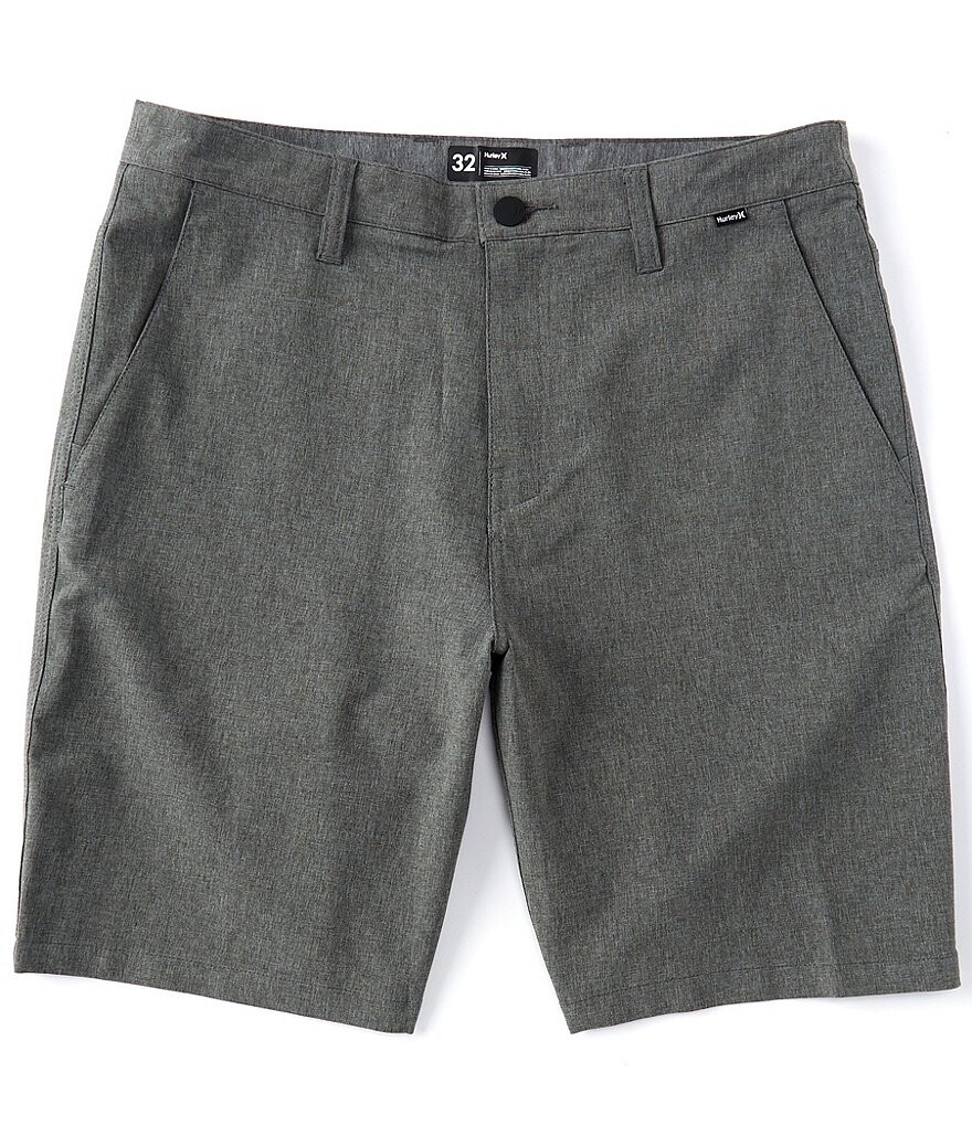 Hurley Mid-Rise Phantom 20Гибридные шорты с внешним швом, серый