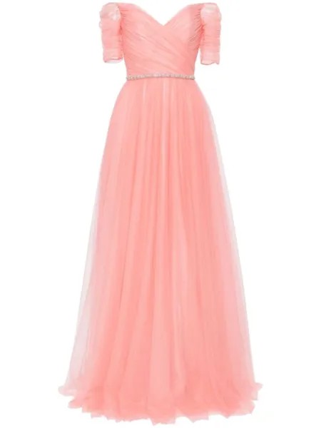Jenny Packham декорированное платье Zinnia, розовый