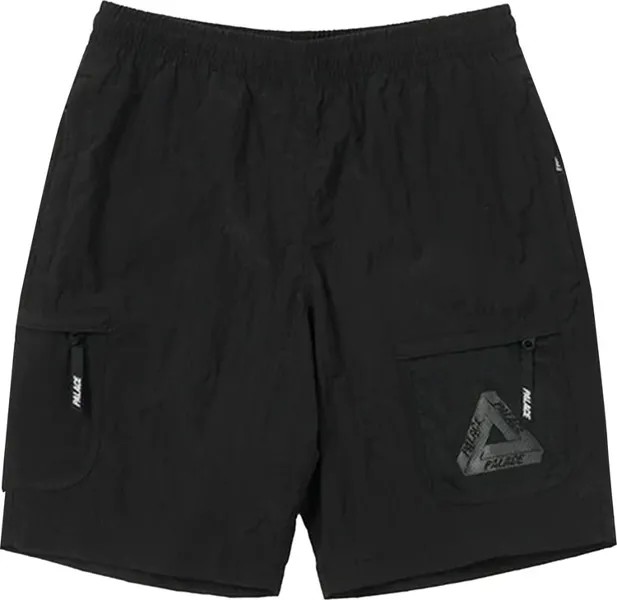 Шорты Palace Cripstop Grid Shorts 'Black', черный