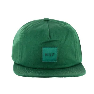 Кепка HUF Worldwide Ess Unstructured Box Snapback Hat (зеленая)