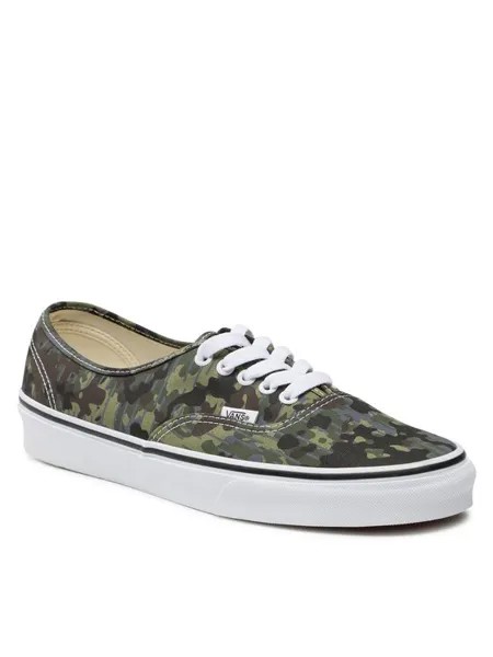 Кроссовки из ткани Vans, зеленый
