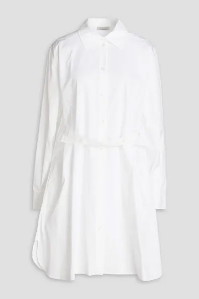Платье-рубашка мини из хлопкового поплина Nina Ricci, белый