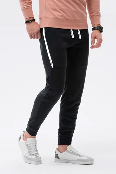 Спортивные брюки с контрастами Ombre, черный
