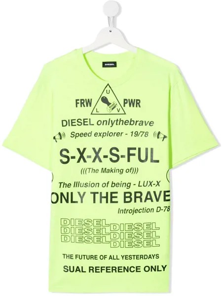 Diesel Kids футболка с надписью
