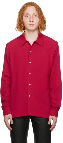 Эксклюзивная красная рубашка SSENSE Rampoua Séfr
