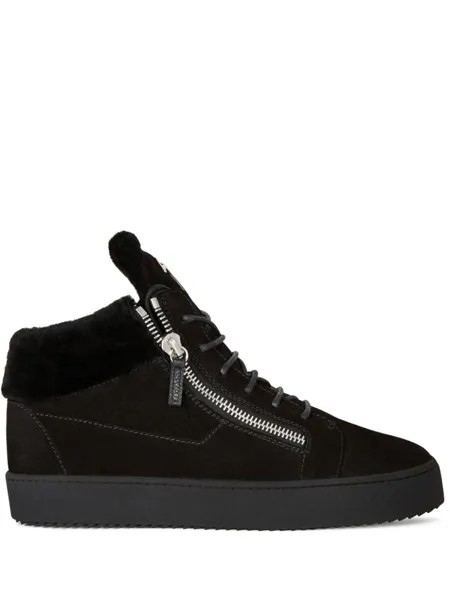 Giuseppe Zanotti высокие кеды Kriss, черный