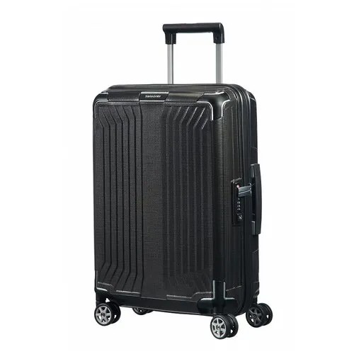 Чемодан Samsonite, 38 л, размер S, черный