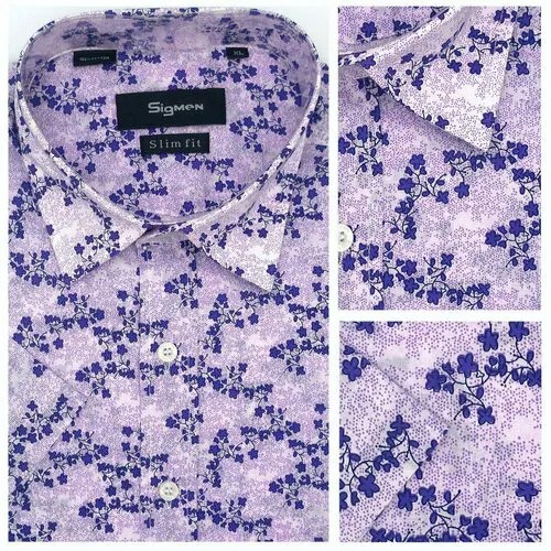Рубашка размер S, фиолетовый