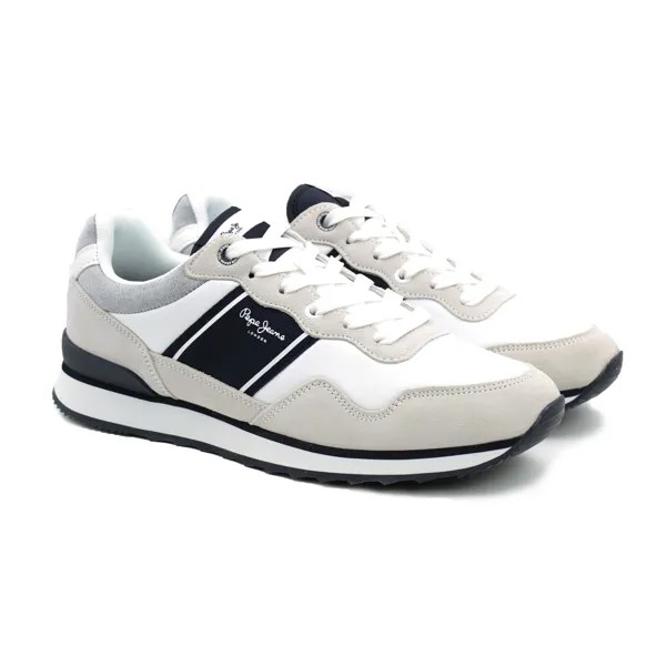 Кроссовки мужские Pepe Jeans CROSS 4 SAILOR PMS30702 белые 41 EU