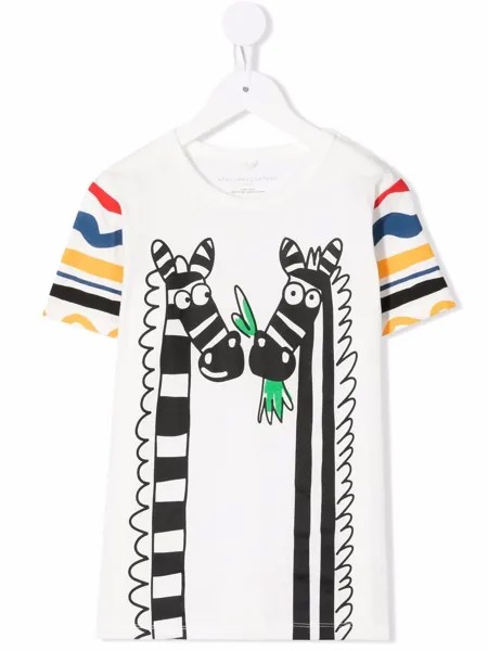 Stella McCartney Kids футболка с принтом