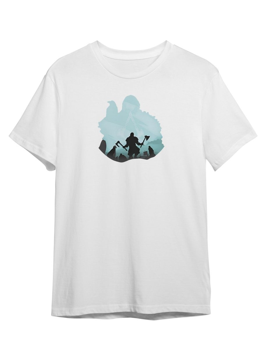 Футболка унисекс Каждому Своё Assassin's Creed/Ассассин GMASA1 белая 5XL