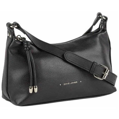 Сумка кросс-боди женская David Jones 6744-1DD-BLACK, черная