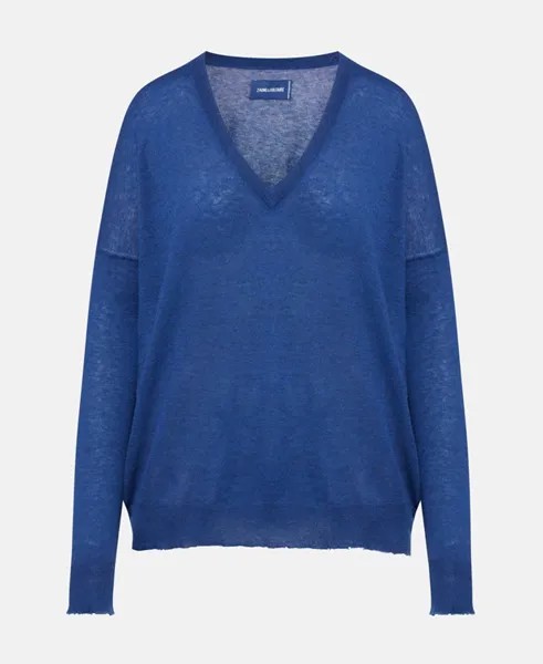 Кашемировый пуловер Zadig&Voltaire, синий