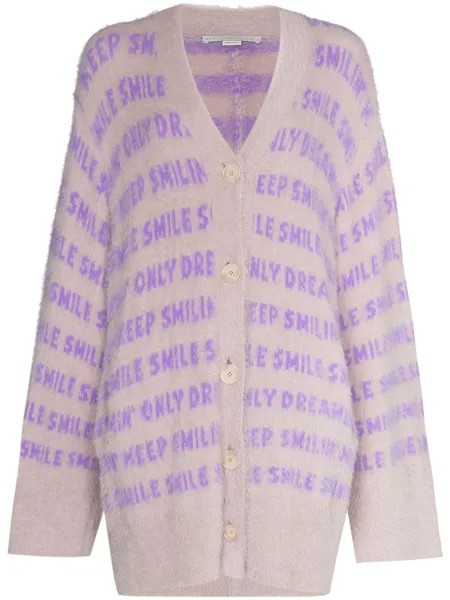 Stella McCartney slogan-motif cardigan