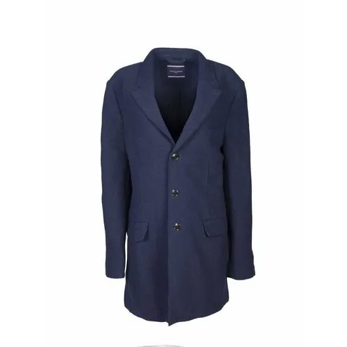 Пальто TOMMY HILFIGER, размер 52, синий
