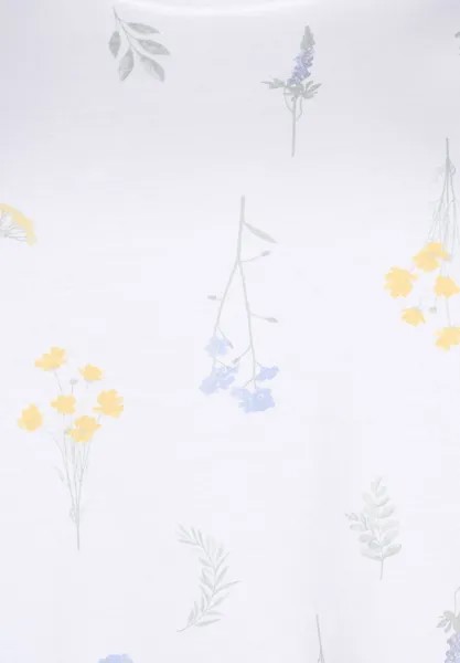 Футболки с принтом MIT BLUMENDRUCK Zizzi, белый