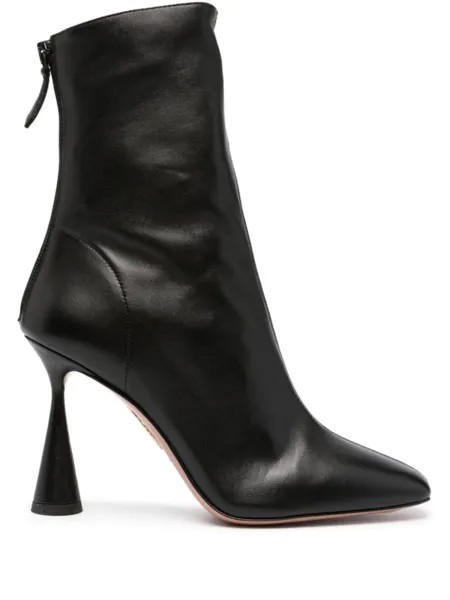 Aquazzura ботильоны Amore 95, черный