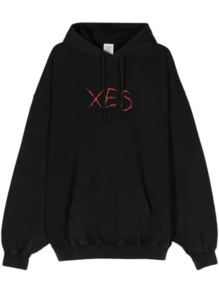 VETEMENTS худи с принтом Xes, черный