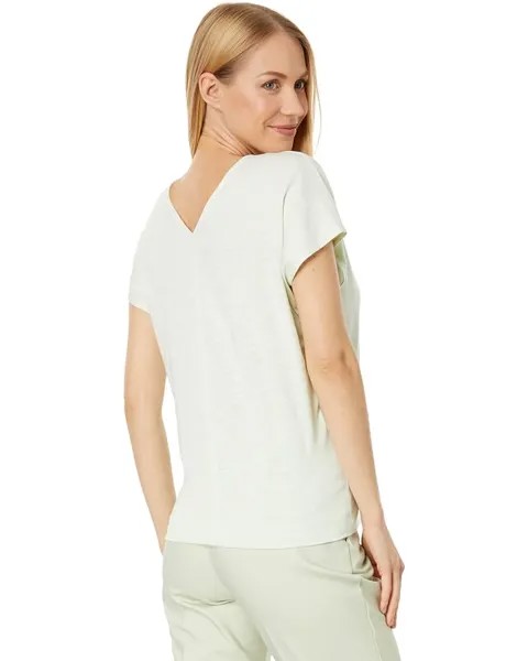 Футболка Lilla P Double V-Neck Wedge Tee, цвет Cucumber