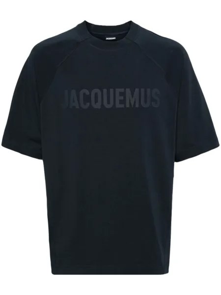 Jacquemus футболка Typo с логотипом, синий