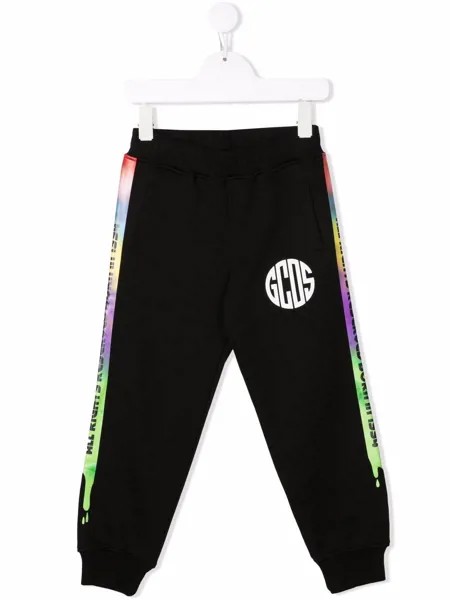 Gcds Kids спортивные брюки с логотипом