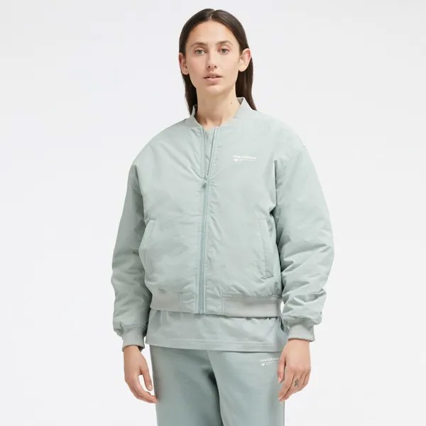 Межсезонная куртка New Balance, светло-зеленый