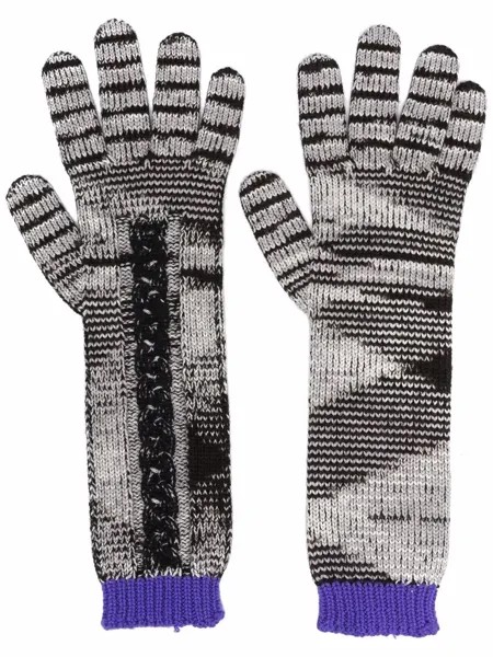 Missoni перчатки с абстрактным принтом