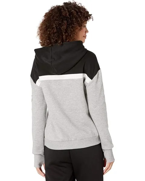 Худи Bebe Color Stripe Hoodie, цвет Heather Grey/Black