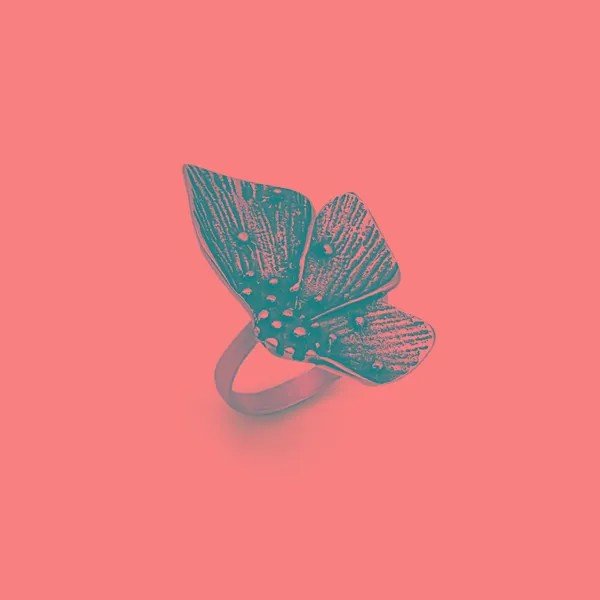 Кольцо женское ЮМИЛА из серебра 925 К10377 р.20