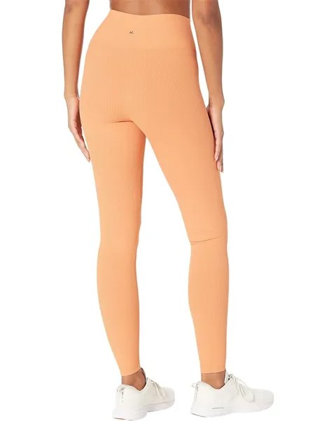 Брюки Koral Exceed Rib High-Rise Leggings, цвет Cosmo Orange