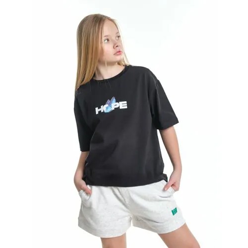 Футболка Mini Maxi, размер 128, черный