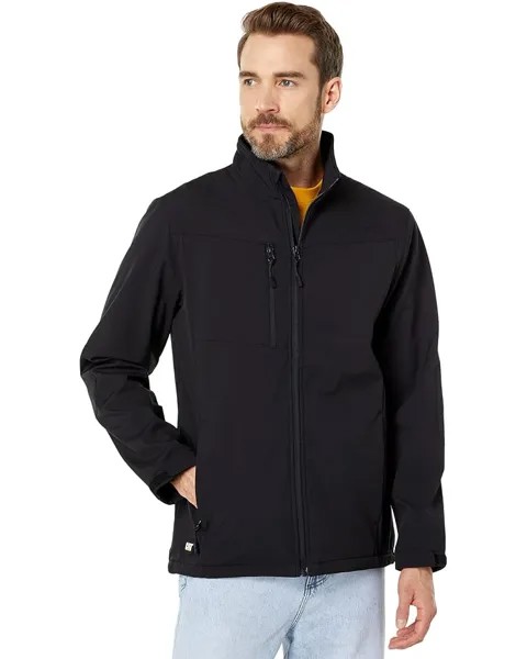 Куртка Caterpillar Grid Fleece Bonded Softshell, черный