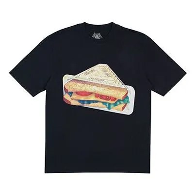 Футболка PALACE Plow Mans T-Shirt Black Triangle Pattern Short Sleeve Unisex, черный