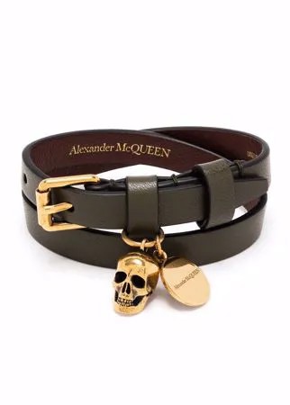 Alexander McQueen браслет с декором Skull