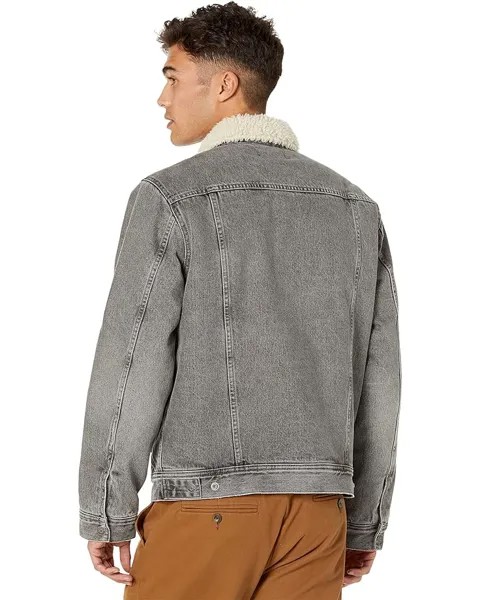 Куртка Madewell Sherpa Trucket Jacket, цвет Moore Wash