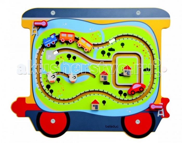 Деревянная игрушка Beleduc Настенный игровой элемент Путешестви