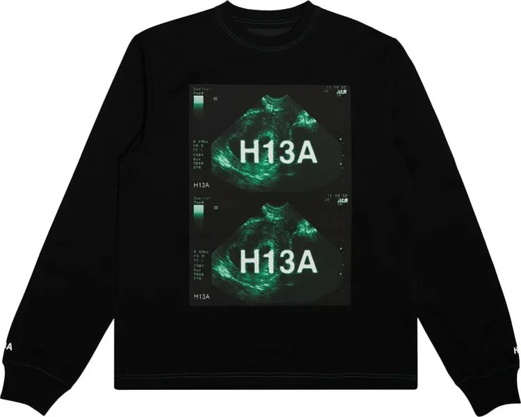 Лонгслив Hood By Air Long-Sleeve Tee 'Black', черный