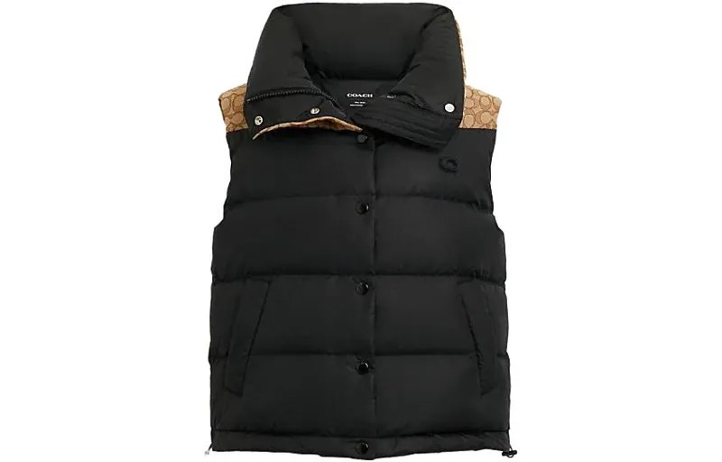 Женский жилет COACH, цвет Black