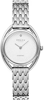 Fashion наручные  женские часы Obaku V286LXCISC. Коллекция Diamond